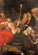 CRESPI, Giovanni Battista Entombment of Christ dfg Sweden oil painting artist